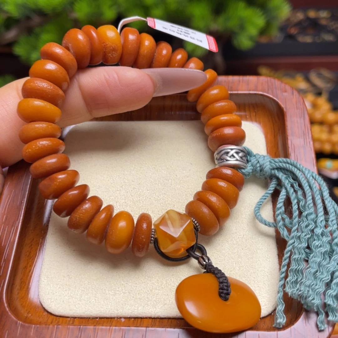 蜜蜡手链未镶嵌手串