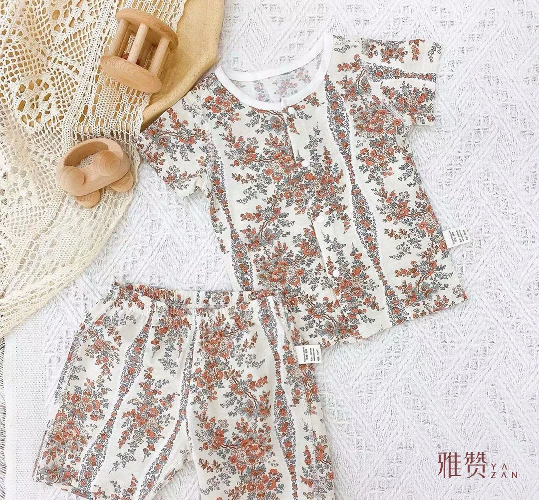 雅赞福利款家居系列-短袖分体套装