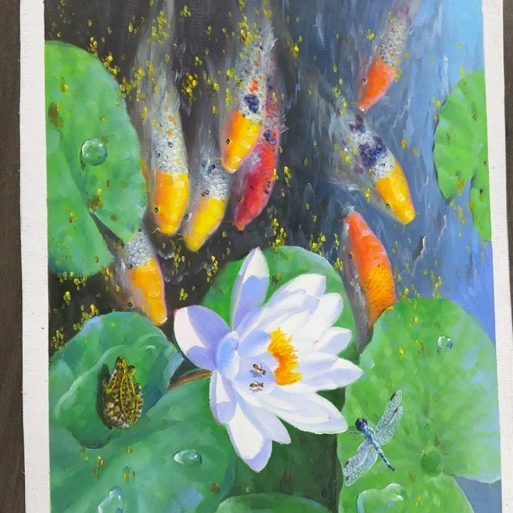油画好想去看看那些