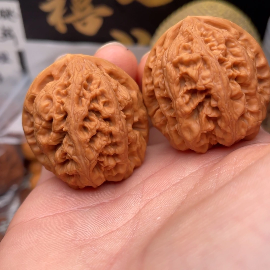文玩核桃把件c2号36尺粗筋