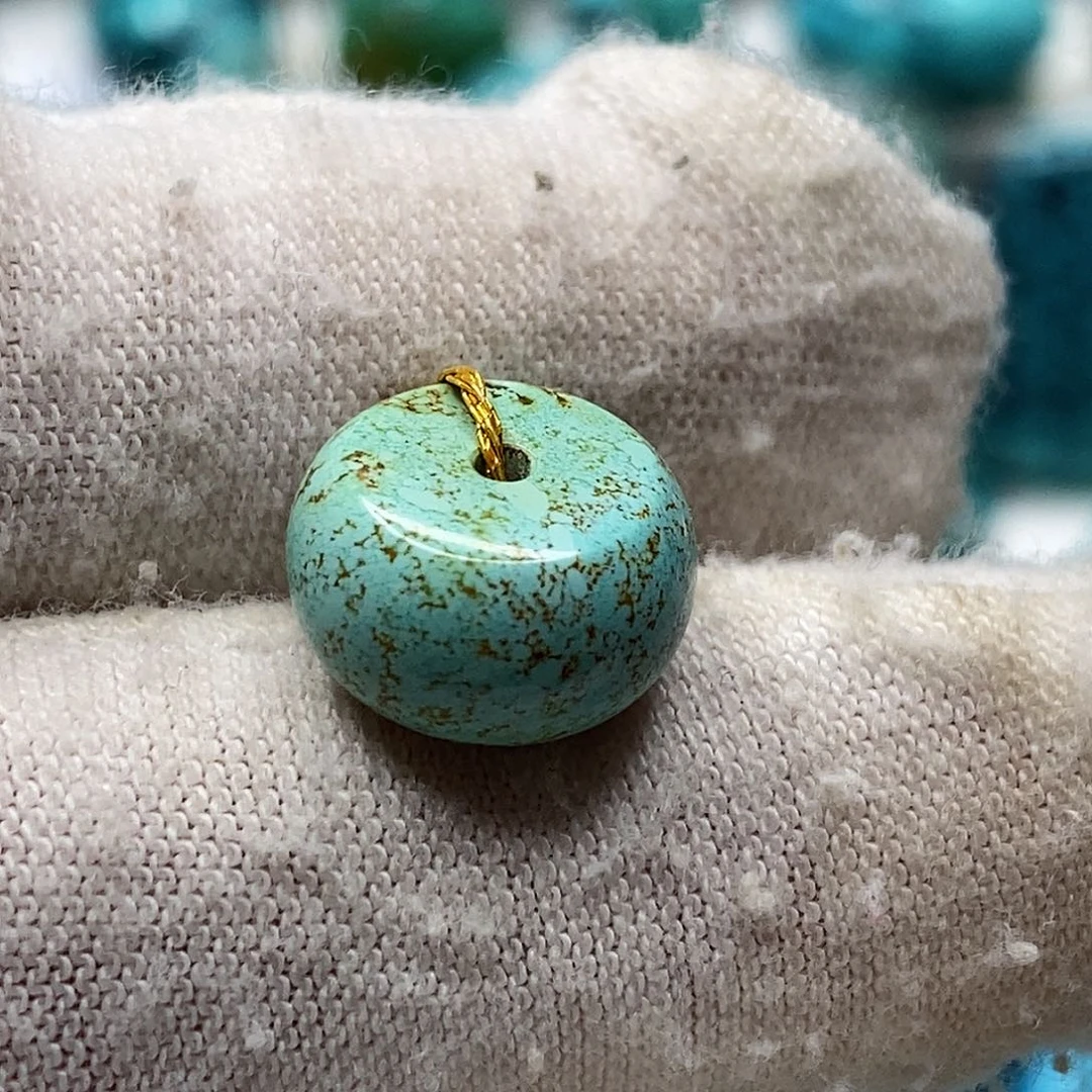 未镶嵌绿松石天然原矿地大质检