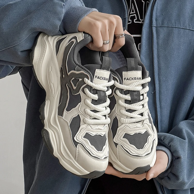 2025冬季新款男鞋时尚百搭运动鞋潮鞋增高休闲百搭老爹鞋99563