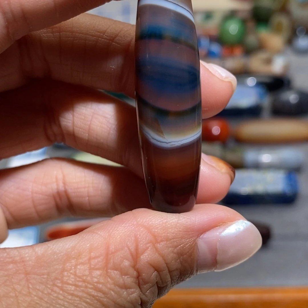 禅***生玛瑙/玉髓合金手链