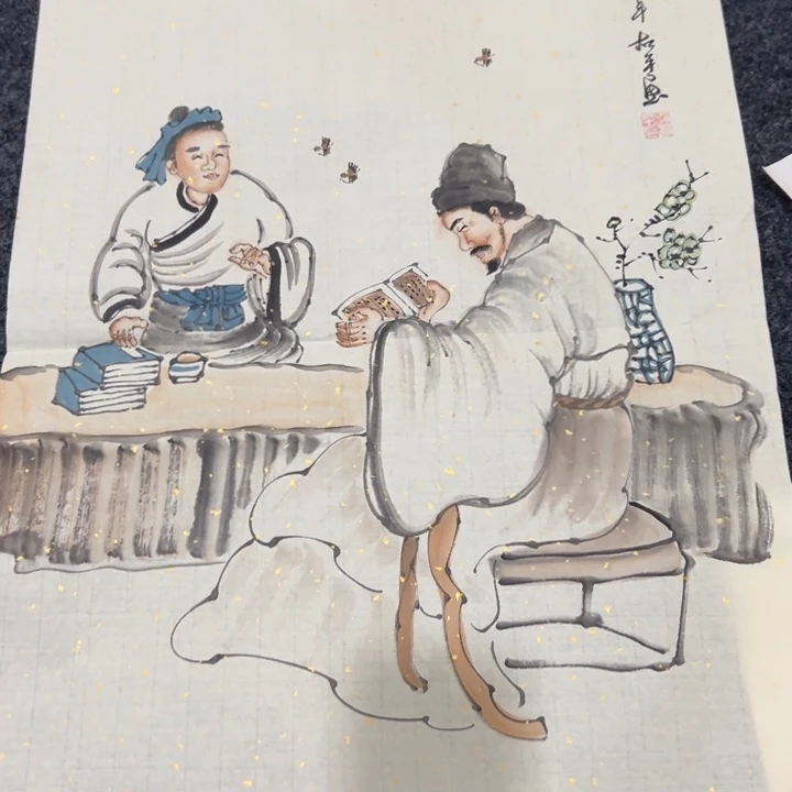 尚谷谷年画画作品画