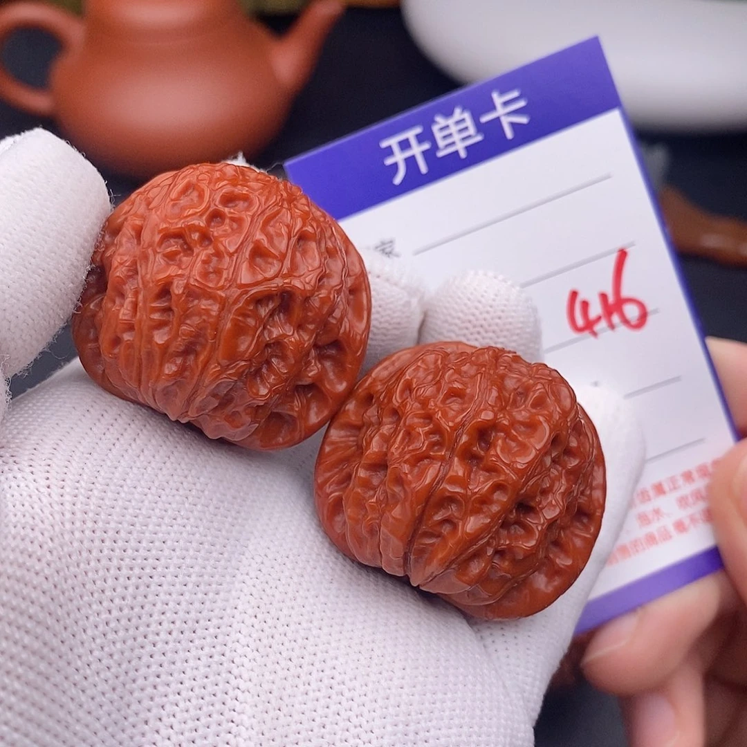 文玩核桃把件38血麒麟416