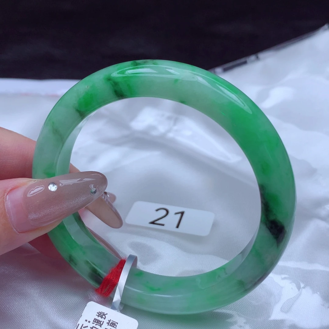 翡翠未镶嵌手镯手镯55