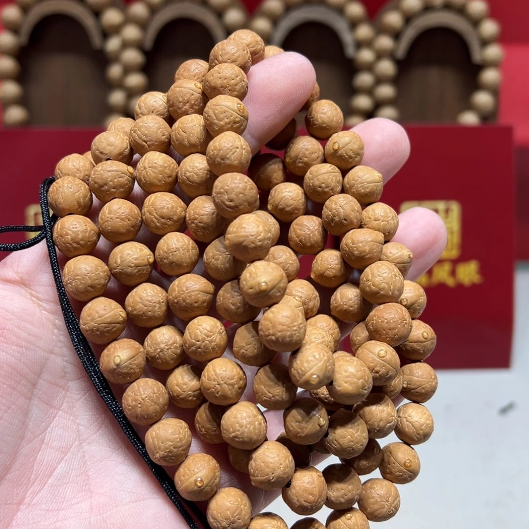 龙***图凤眼菩提手串10.5mm凤眼菩提108