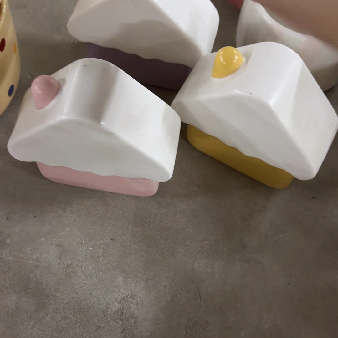 杜***斐搪瓷粉色紫色红色牙签盒