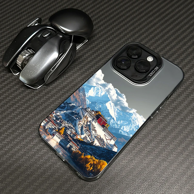 布达拉宫适用苹果16手机壳15pro max保护套iphone14防摔13磨砂12