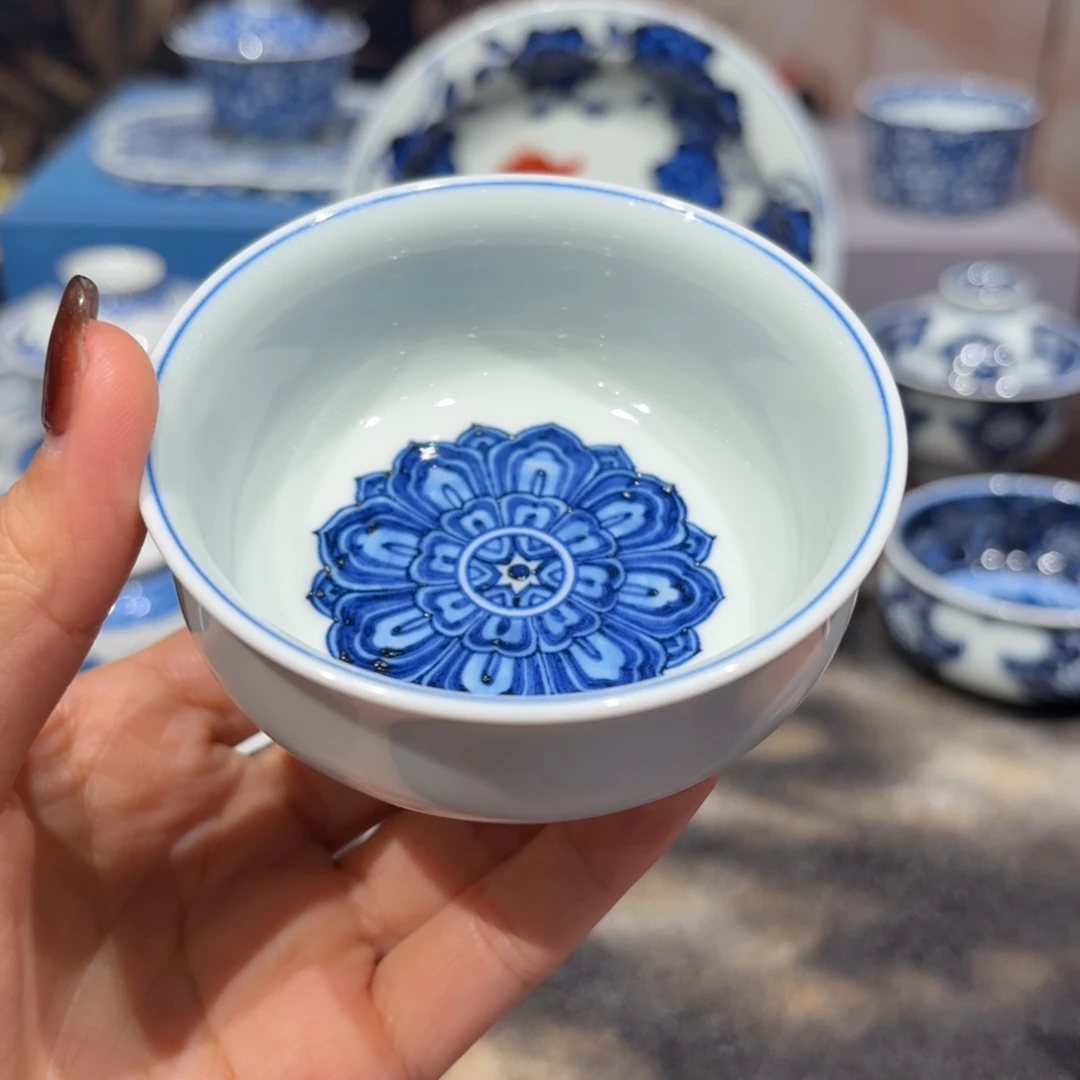 手工手绘陶瓷茶具