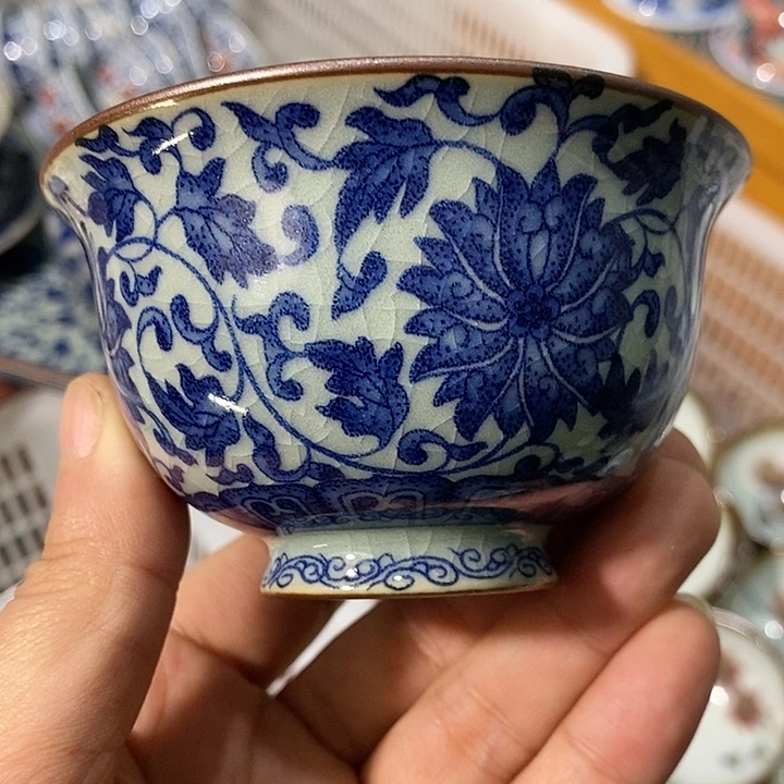 陶摆件景德镇陶瓷主人杯1233