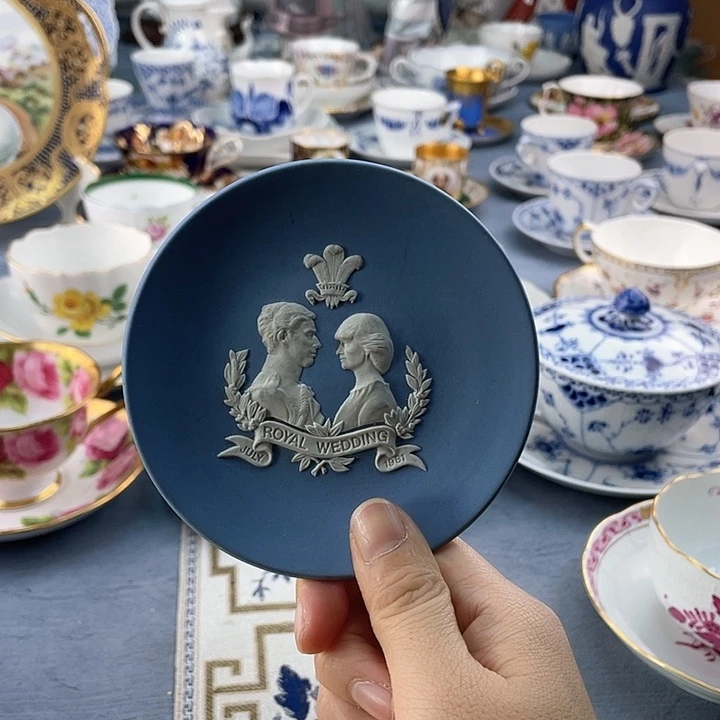 中古欧瓷瓷器小房子