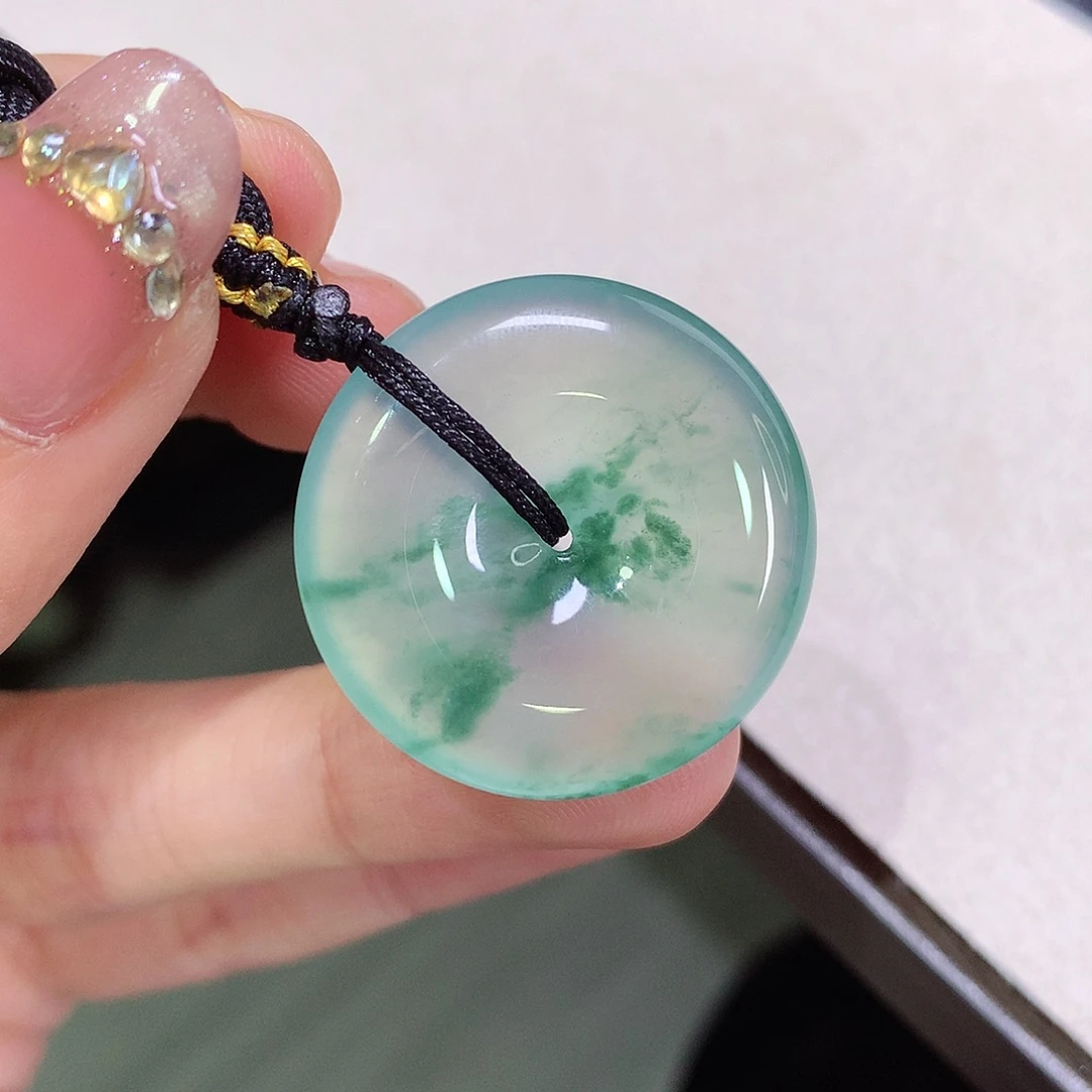 翡翠未镶嵌颈饰编号52