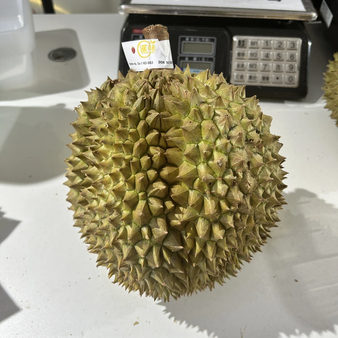 【暹味榴莲】泰国树熟金枕新鲜榴莲现拨榴莲(整果一物一拍)【核小】3斤以上杭州同城小时达【榴莲小时达】金枕泰国