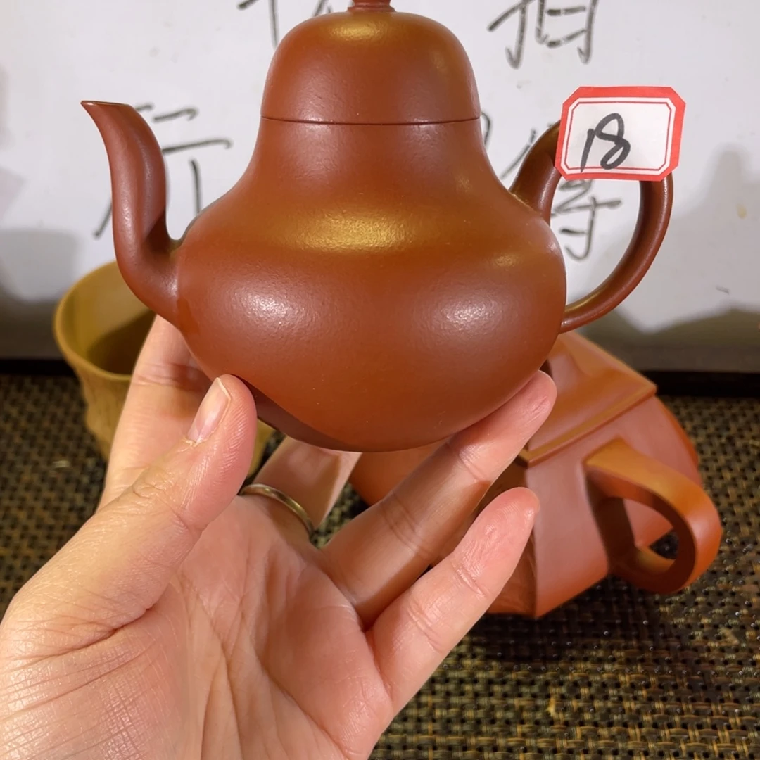 紫砂茶壶思婷朱泥