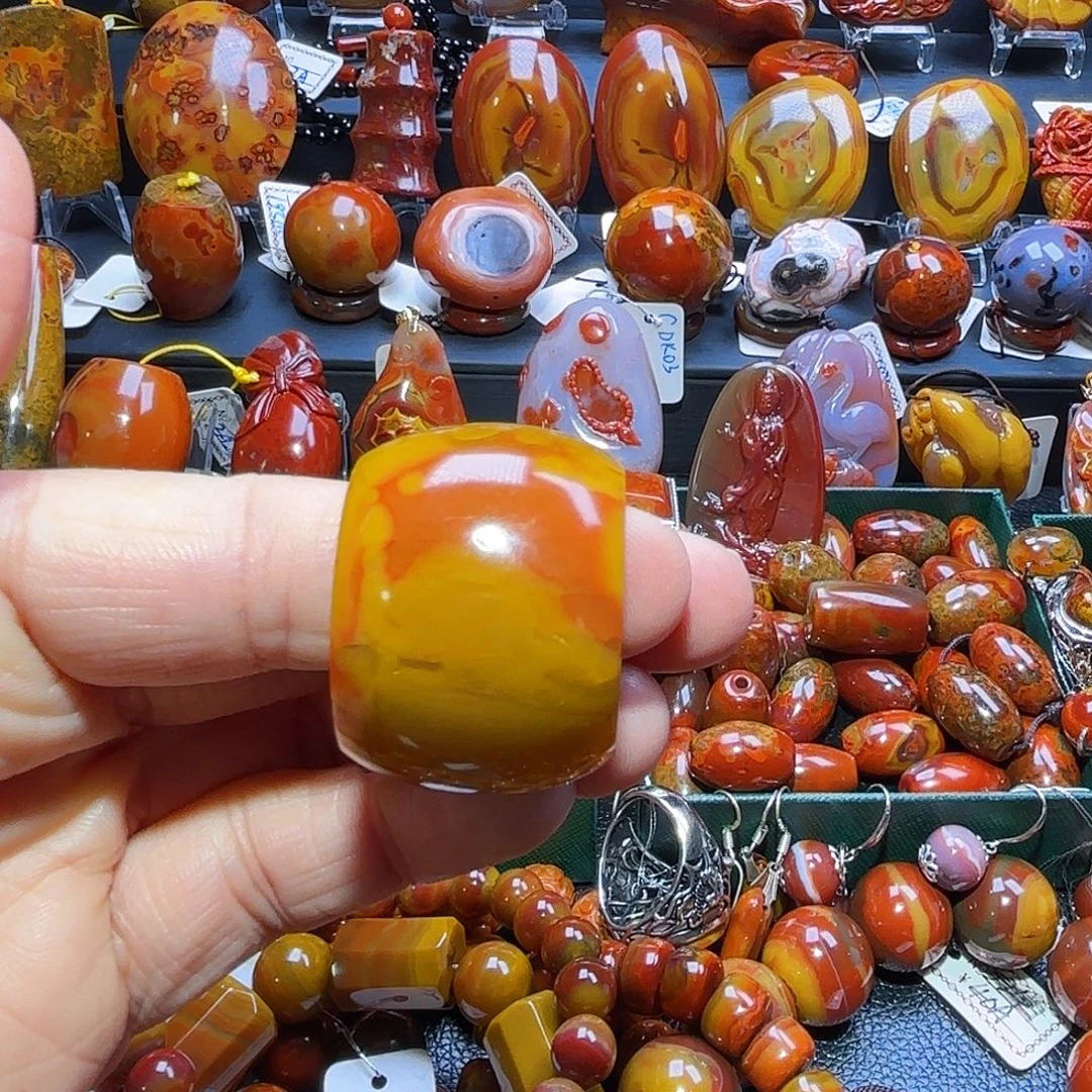 玛瑙/玉髓未镶嵌吊坠(不含链)