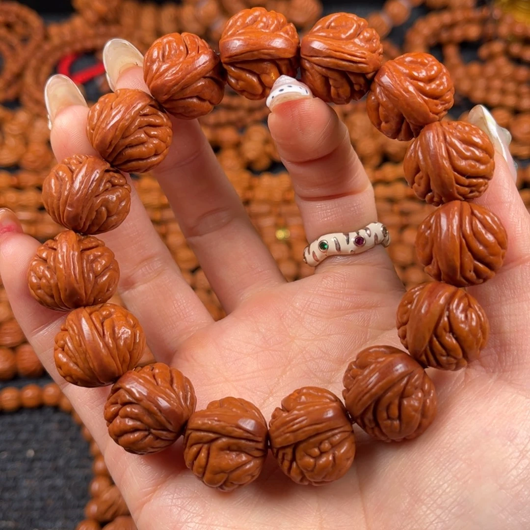 吊坠桃核A14链接手串