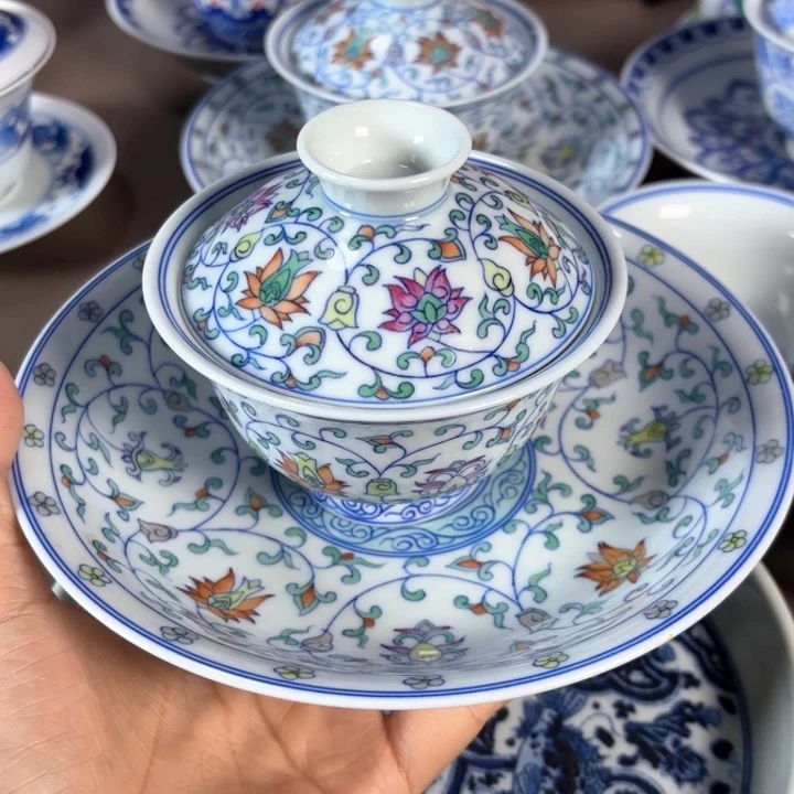 微瑕手工手绘茶具