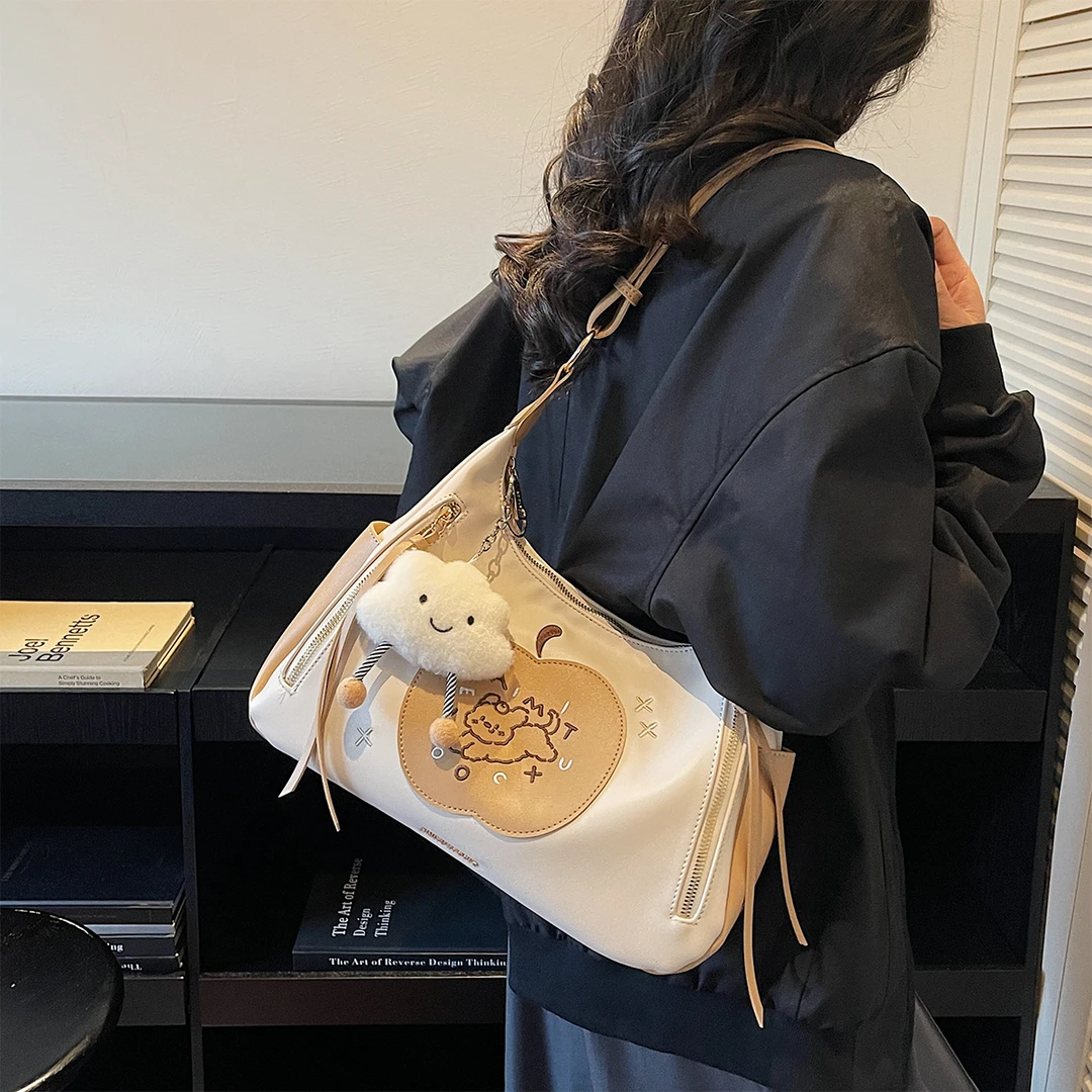 艾米兔 X COOLE女包2025新款百搭通勤简约大容量小众洋气单肩包