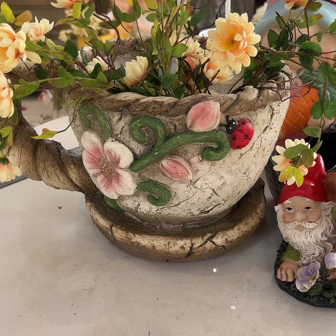 花园摆件红红火火