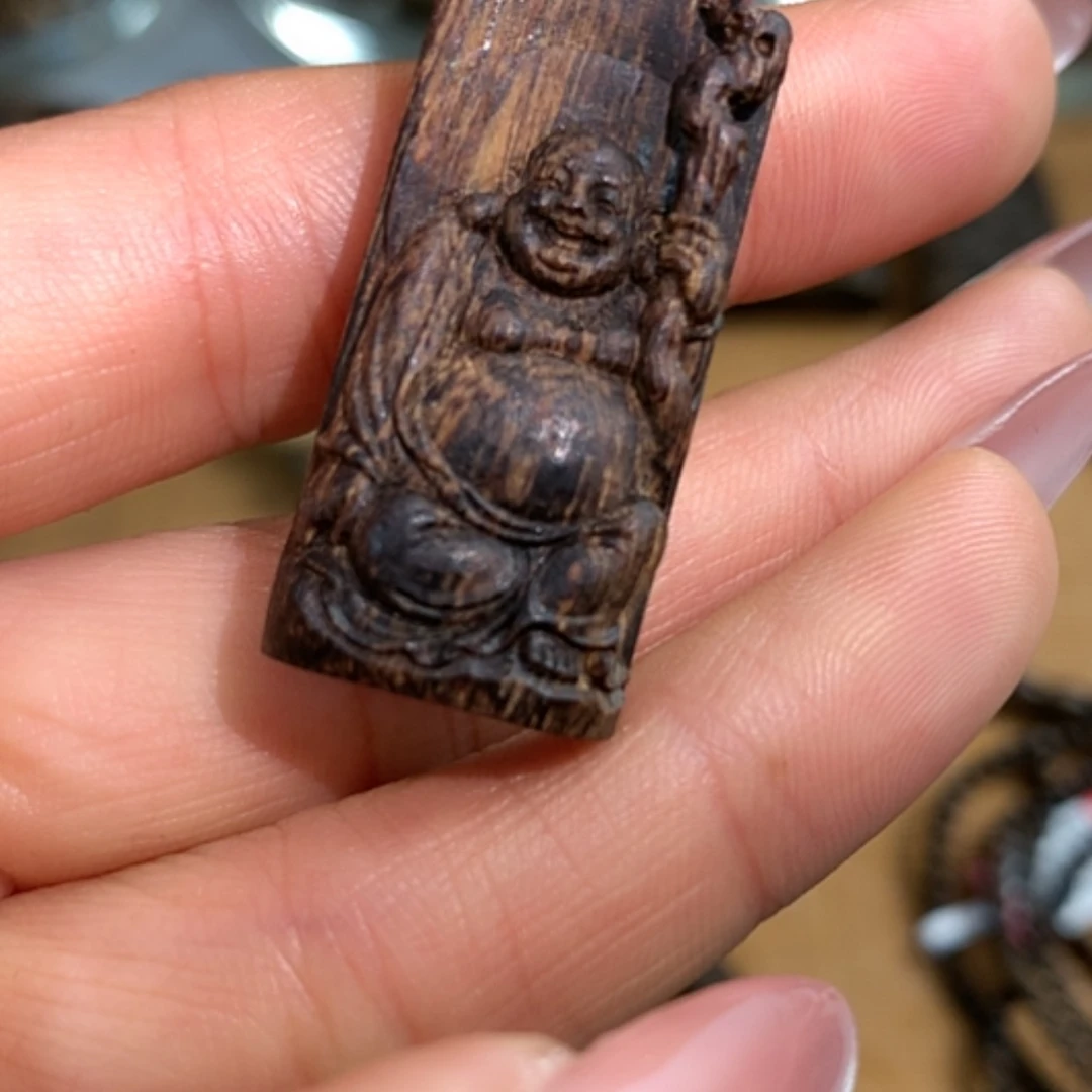 【闪购商品】沉香手串老惠安弥勒佛4克沉水