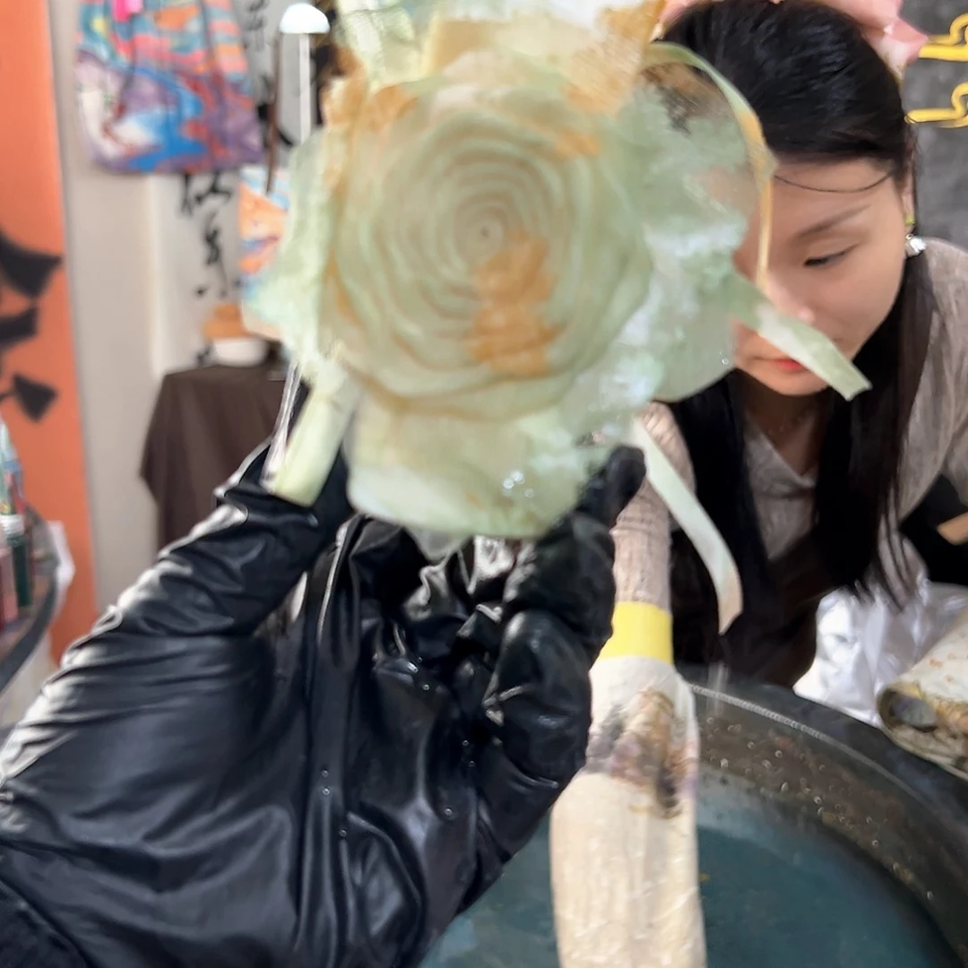 172玫瑰发夹桂花落
