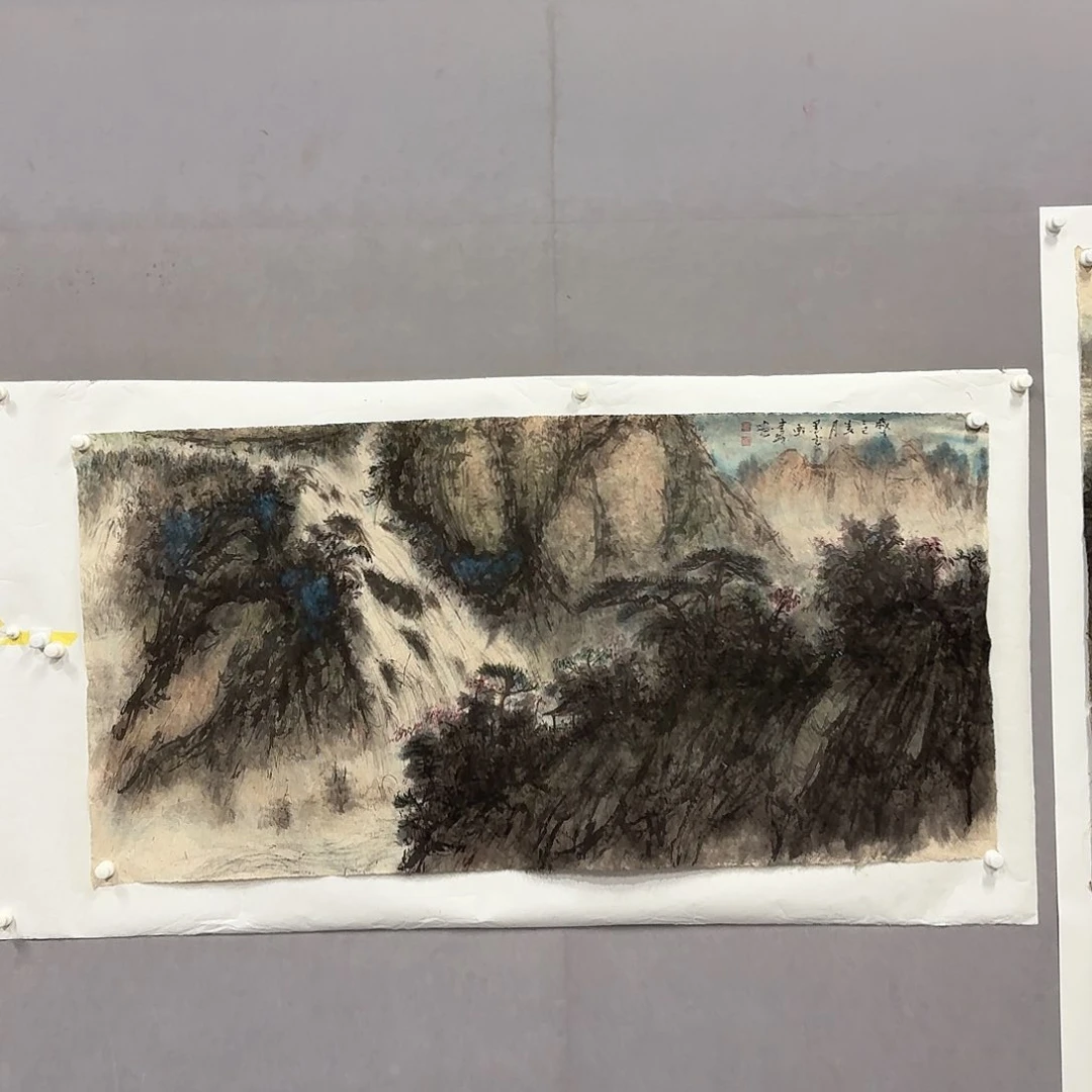 国画亲笔手绘放心去藏