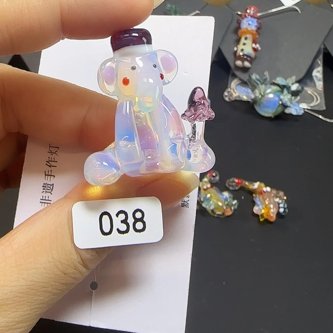 玻璃颈饰空心吊坠非遗灯工