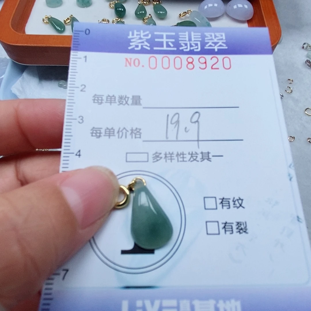 颈饰未镶嵌翡翠冰透随行