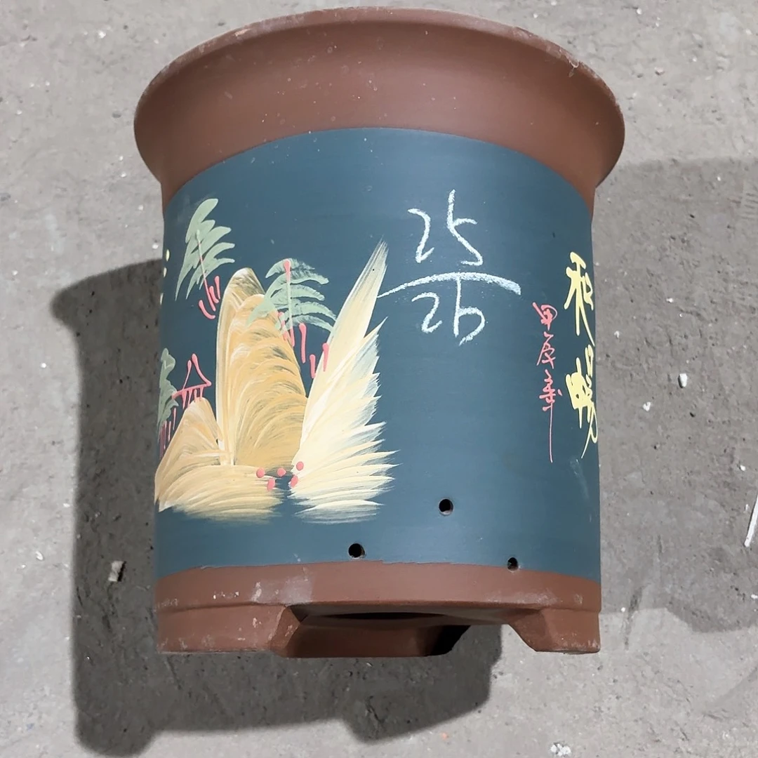 紫砂紫砂花盆，现货发