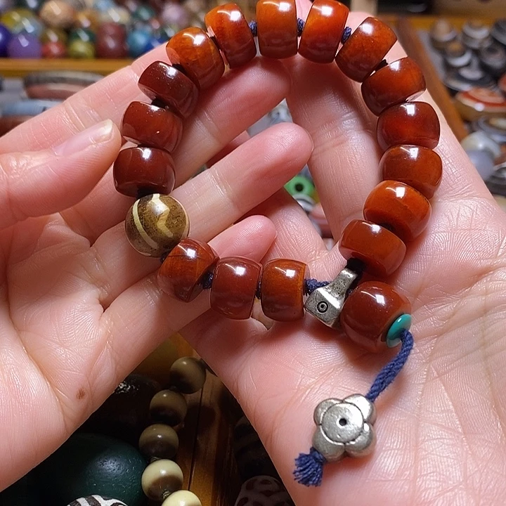 善***堂玛瑙/玉髓未镶嵌手串