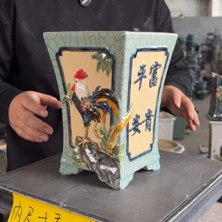 。一风堂石湾花盆 内11*20