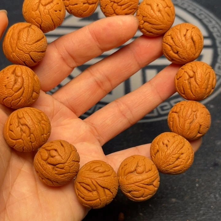 桃核手串龙纹桃核1