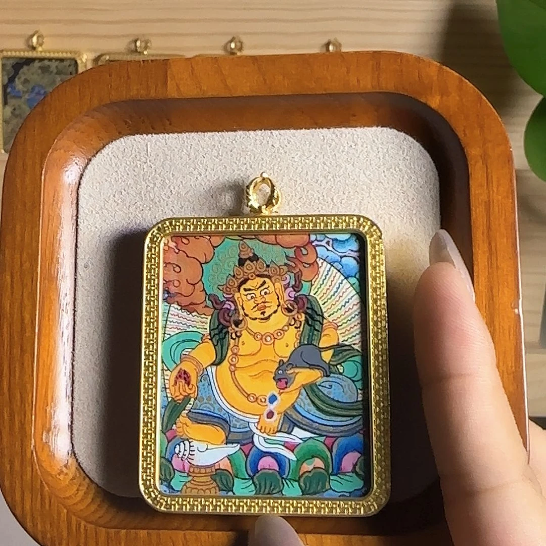 吊坠星唐文玩黄财神