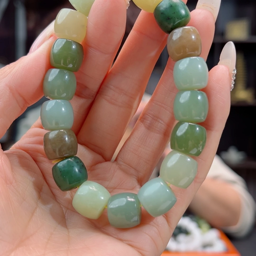 【闪购商品】和田玉手链未镶嵌新疆多宝多样性发货拍一发一