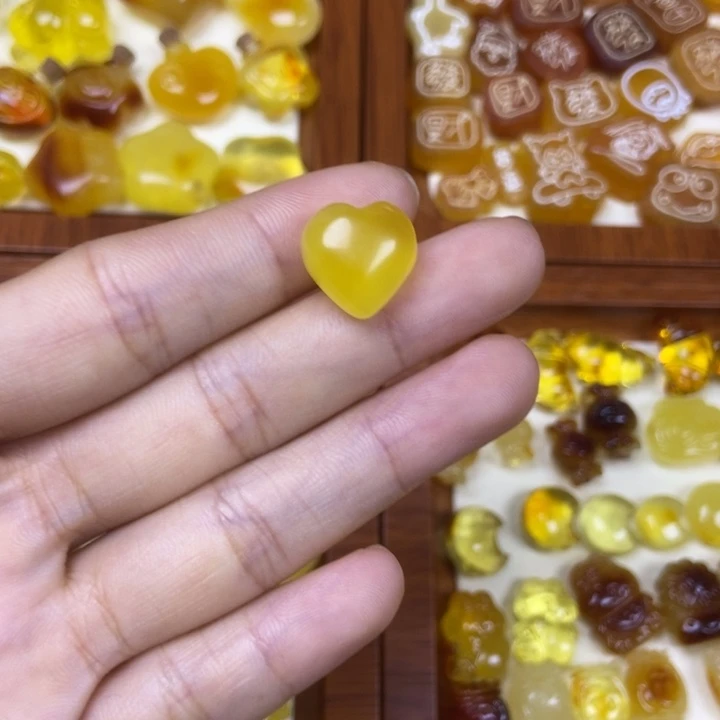 吊坠橄榄核小爱心58