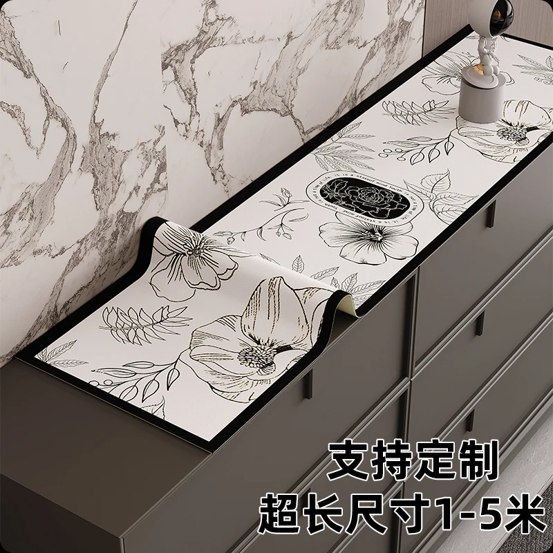 电视柜台面保护垫防水耐脏餐边柜桌垫鞋柜垫pvc桌面保护台面盖布