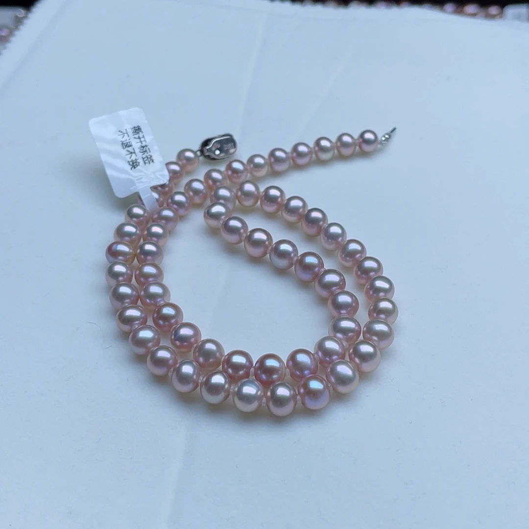 淡水珍珠颈饰银S925镶嵌