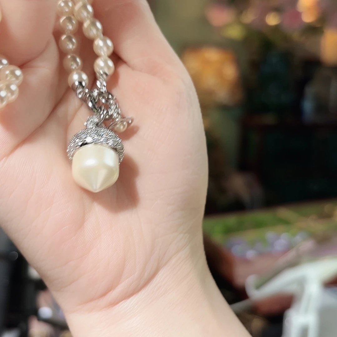 琉璃纯铜合金项链