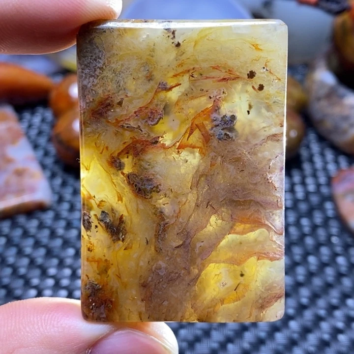 玛瑙/玉髓颈饰足铂镶嵌