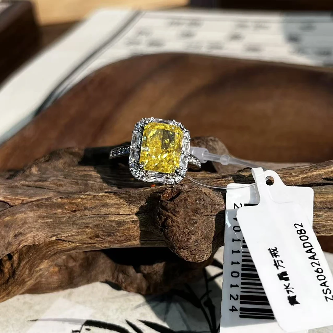 【真石】黄水晶戒指ZSA062AAD082