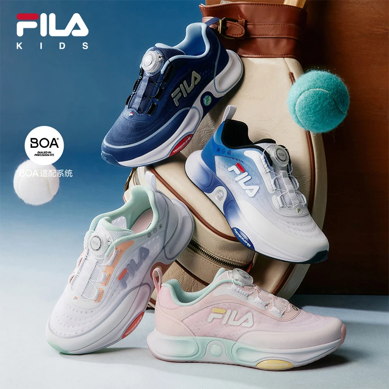 【彩弹】斐乐儿童夏季透气跑步鞋中大童童鞋跑鞋运动鞋K15B522101