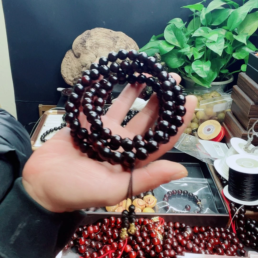 吊坠桃核无患子108，圆度极品