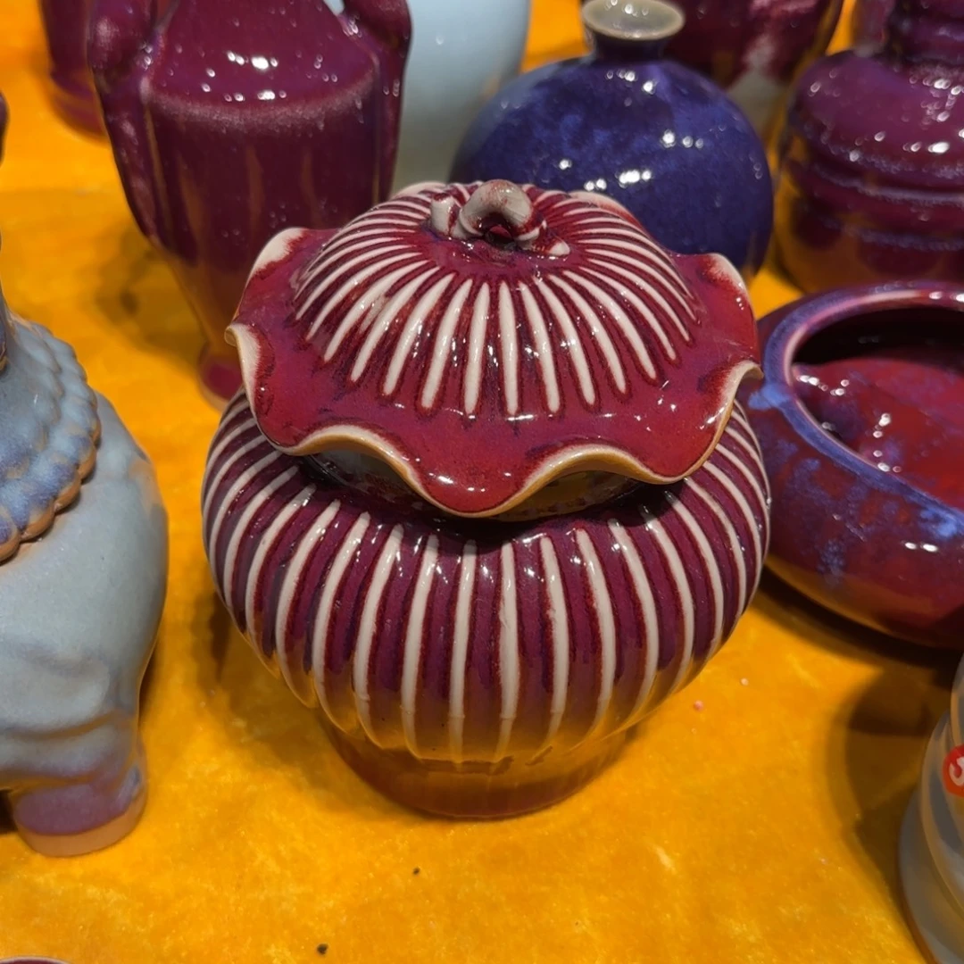 陶摆件郑家钧窑摆件