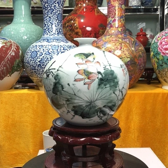 摆件景德镇陶瓷花瓶摆件