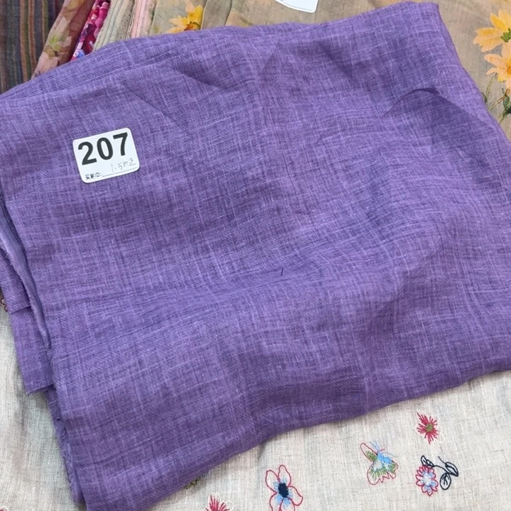 麻207纯苎麻炒色斜纹纯苎麻1.5米