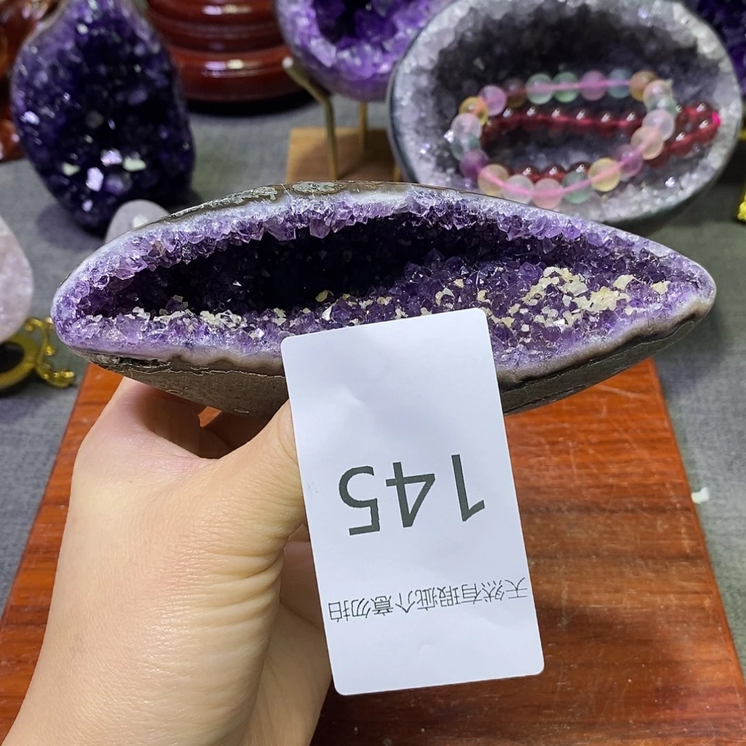 紫晶未镶嵌珠宝半成品