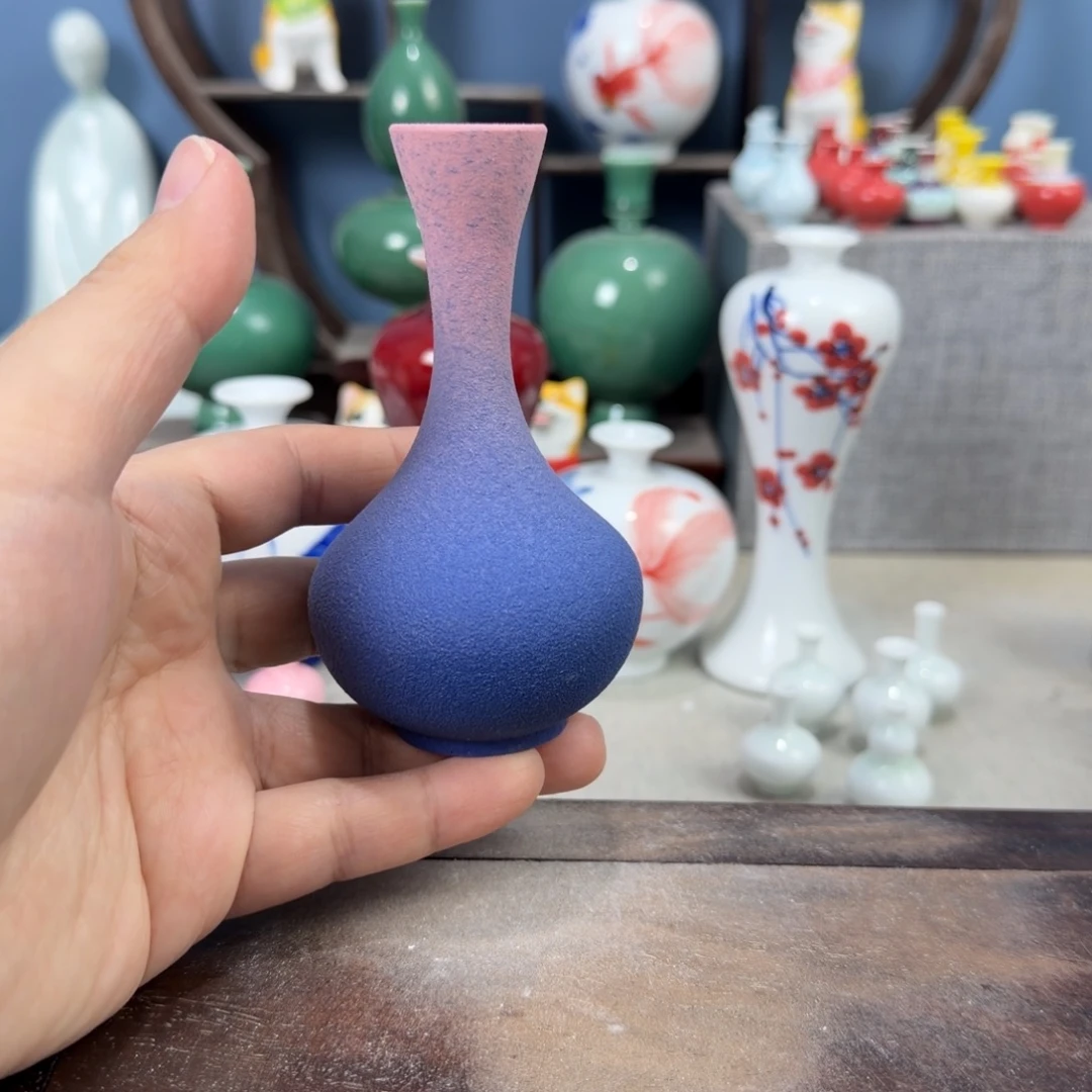 陶瓷手工小花器摆件