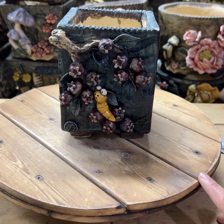 青藤多肉花盆百搭