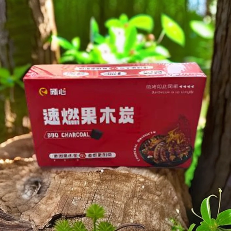 【新疆包邮】1盒全速燃果木烧烤碳